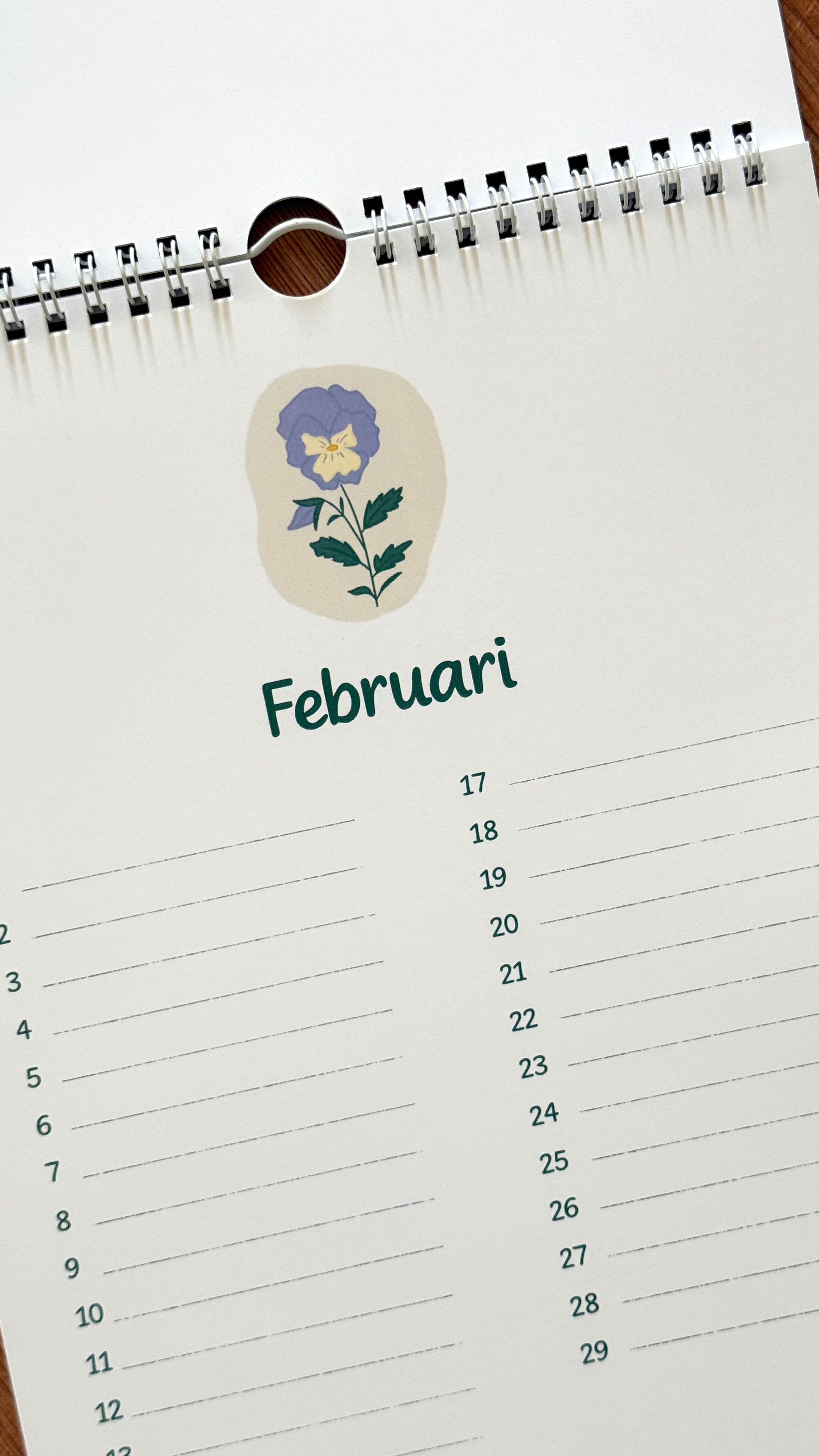 Kalender | Geboortebloemen